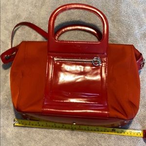 Ferragamo red excellent condition 17” strap